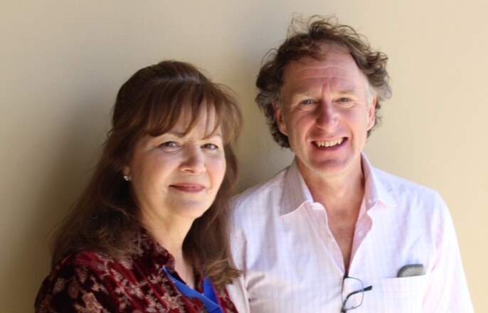 Isabel Olsen with Thomas Johnson